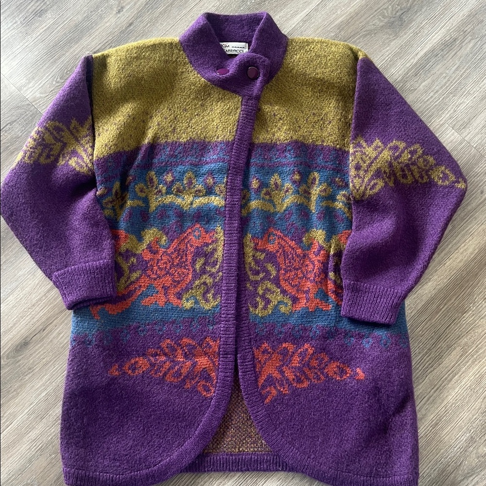 Vintage Mohair Blend Cardigan by Kim Carbocci